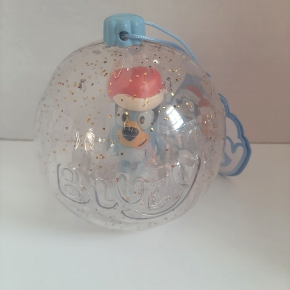Target Bluey & Bingo Santa Hat Holiday Toy Figure Bauble Christmas Ornament Set - Picture 3 of 7